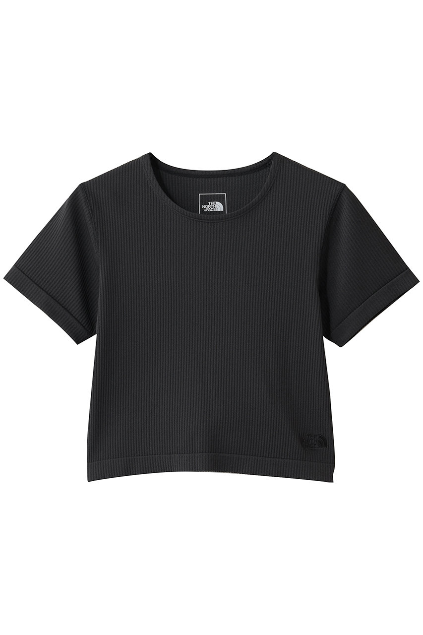 ザ・ノース・フェイス/THE NORTH FACEのGARリブショートスリーブTシャツ(アスファルトグレー×グラファイトグレー/NTW12667)