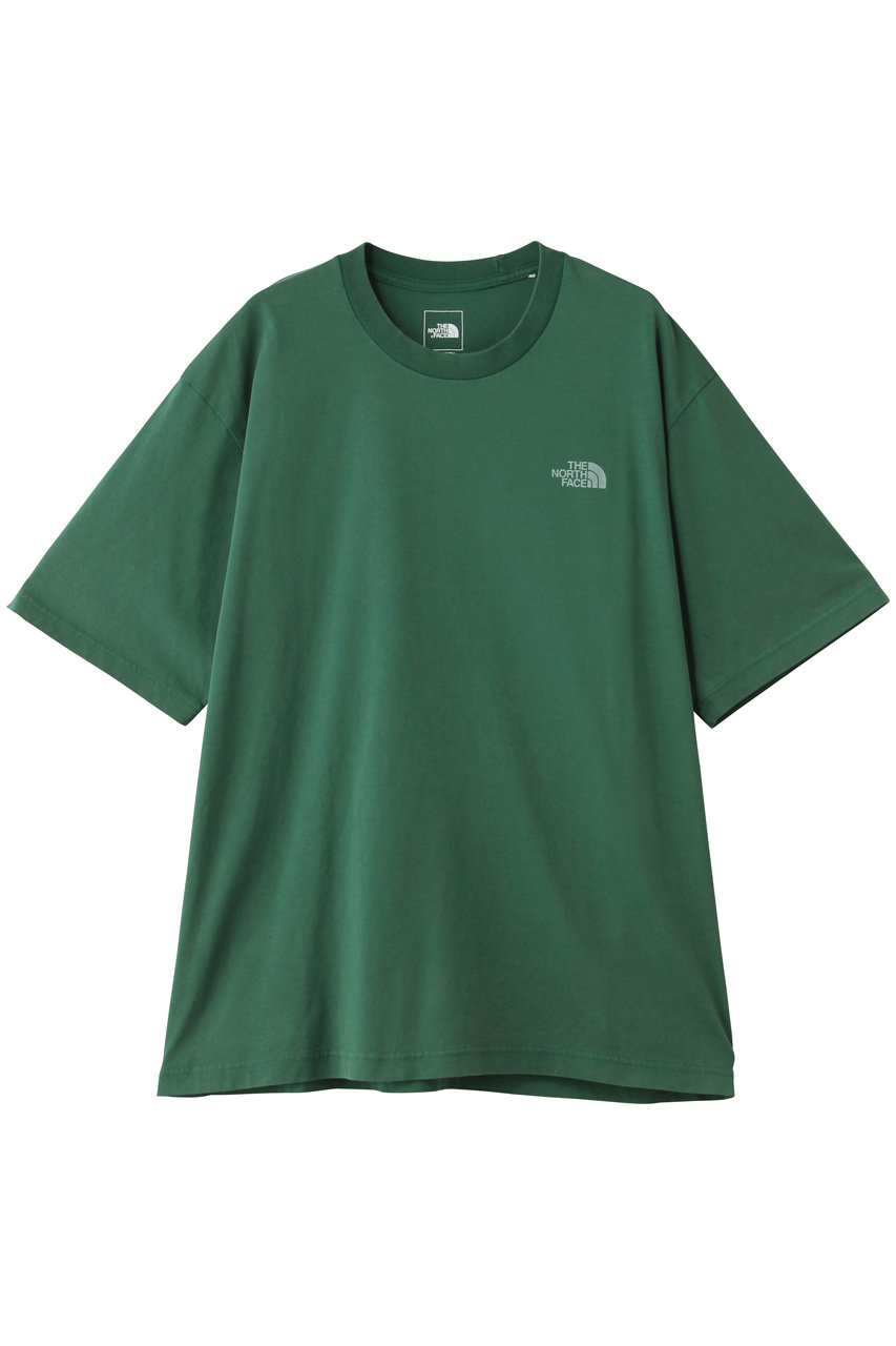 ザ・ノース・フェイス/THE NORTH FACEの【UNISEX】GARタイポグラフィックカラードショートスリーブTシャツ(TNFグリーン/NT32668)