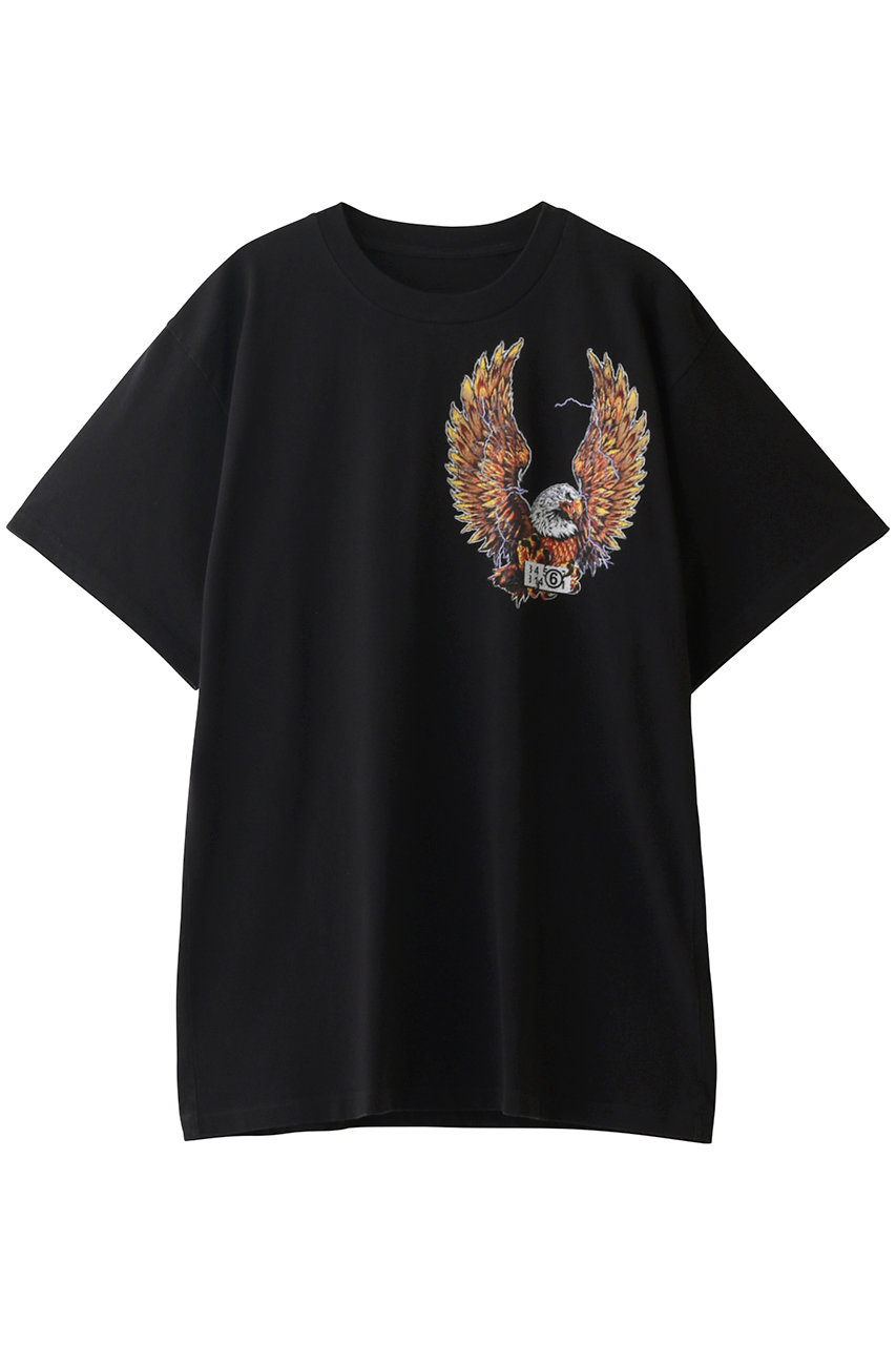 MM6 Maison Margiela エムエム6 メゾン マルジェラ プリントTシャツ ブラック