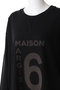 ロゴスウェットシャツ エムエム6 メゾン マルジェラ/MM6 Maison Margiela