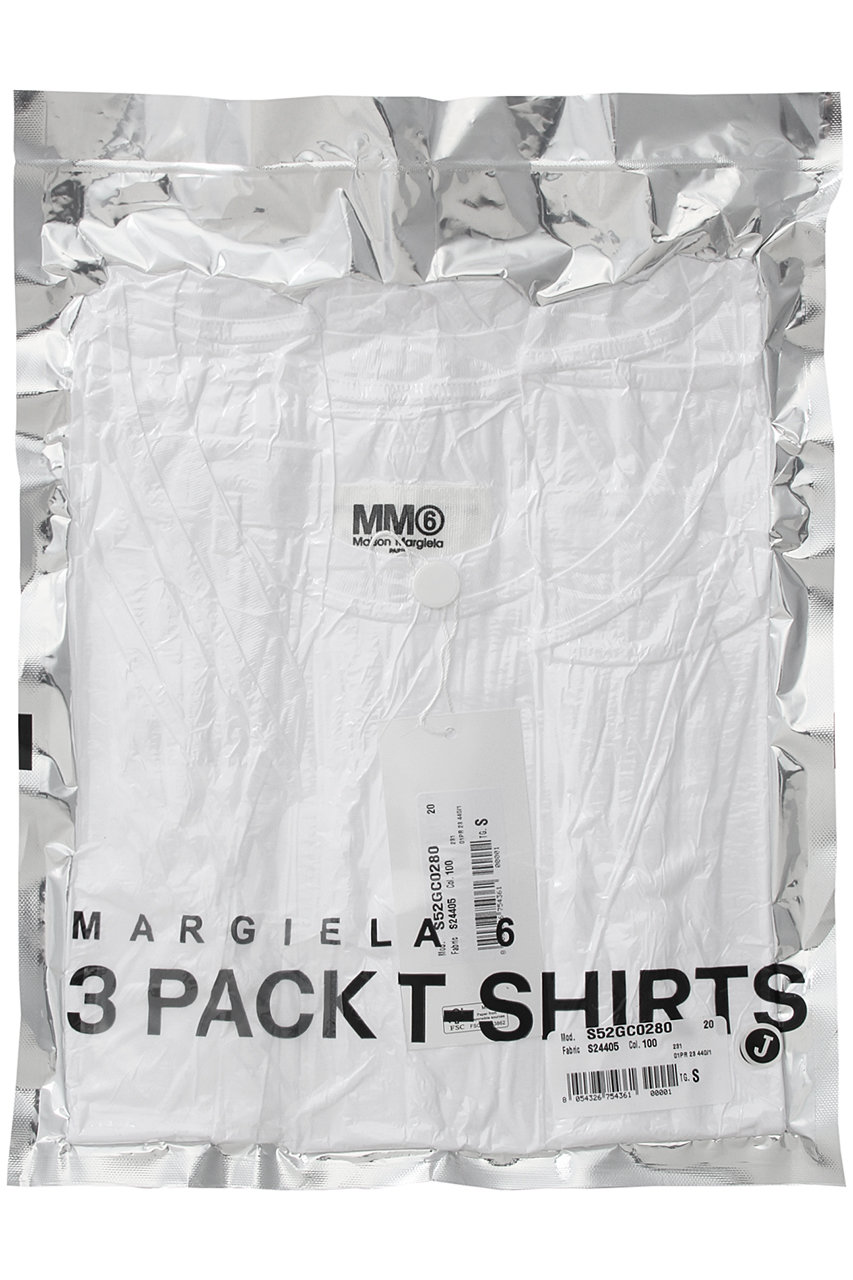 マルジェラ MM6 Tシャツ　カットソー　パックT