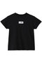 ロゴ ショートスリーブTシャツ エムエム6 メゾン マルジェラ/MM6 Maison Margiela ブラック