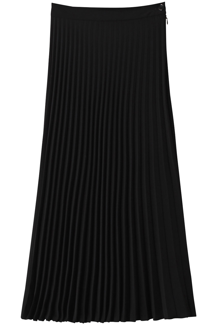 MM6 Maison Margiela ロング プリーツ スカート (ブラック, 40) エムエム6 メゾン マルジェラ ELLE SHOP