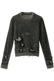 エムエムシックス メゾン マルジェラ MM6 Maison Margiela ダメージ加工 クロップド丈 クルーネック セーター MM6LS52HL0031 楽天市場】エムエムシックス メゾン マルジェラ MM6 Maison