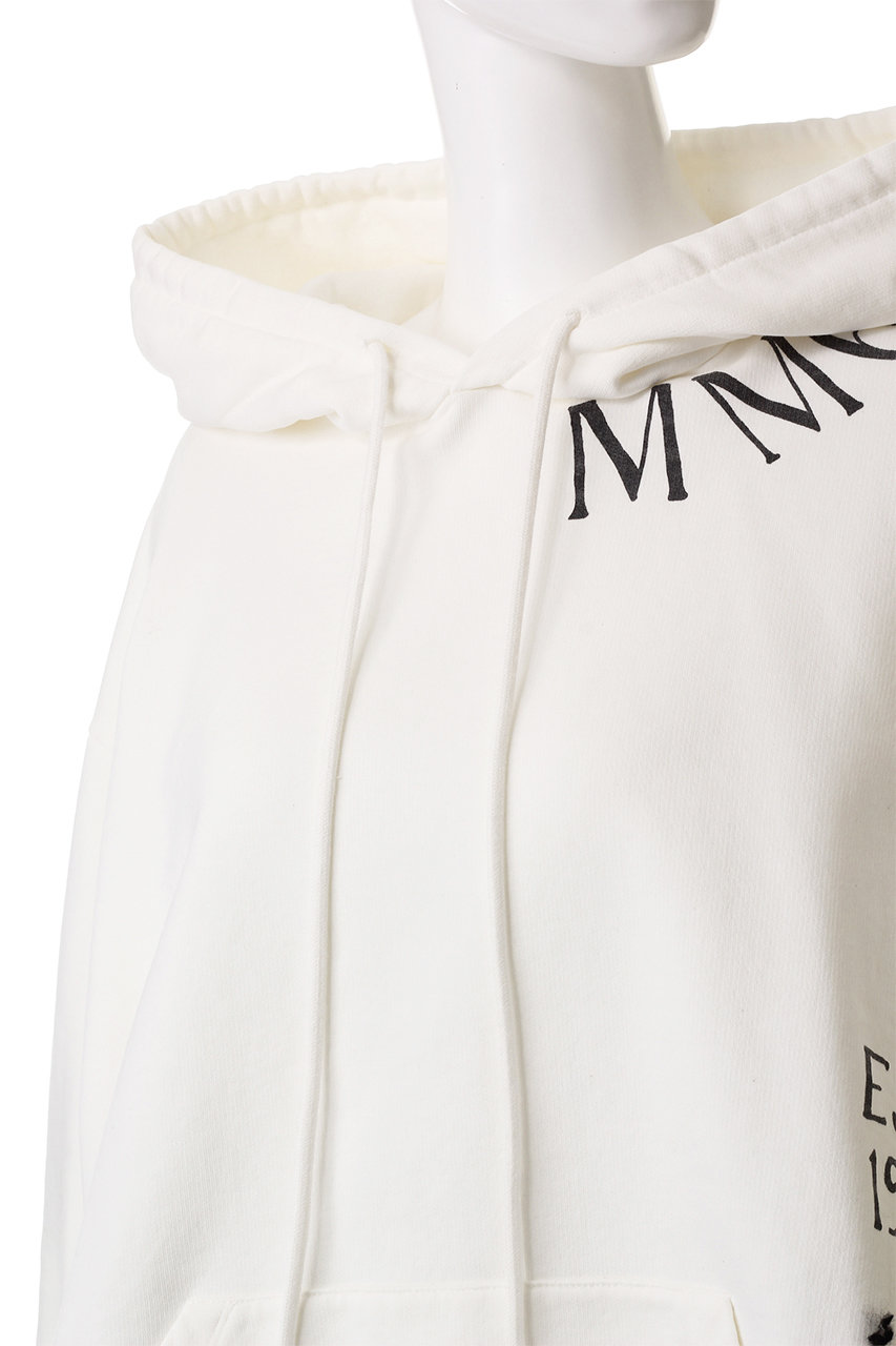 MM6 24AW フード付き コットンスウェットシャツ