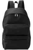 MM6 Maison Margiela ブラックナイロン 3ポケットバックパック MM6 Maison Margiela(エムエム6 メゾン マルジェラ)｜3ポケット