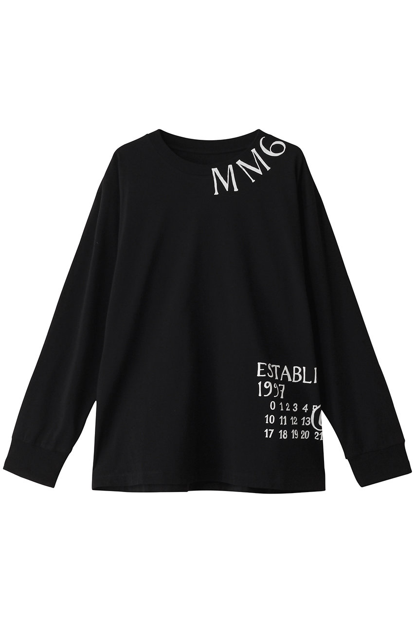 エムエム6 メゾン マルジェラ/MM6 Maison Margielaの【MEN】ロゴTシャツ(ブラック/SH0GC0047S24312)