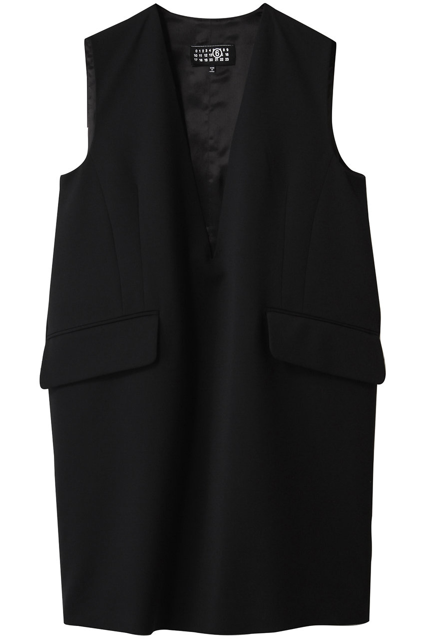 MM6 Maison Margiela ミニ ドレス (ブラック, 38) エムエム6 メゾン マルジェラ ELLE SHOP MM6 Maison Margiela ミニ ドレス (ブラック, 38) エムエム6 メゾン マルジェラ ELLE SHOP