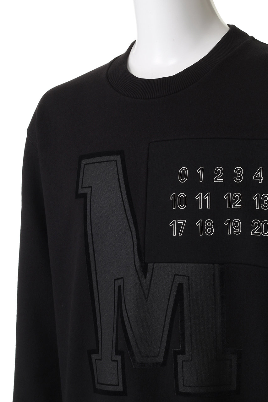 MM6 Maison Margiela ブラック トレーナー サイズ14 MM6 Maison Margiela ブラック トレーナー サイズ14 MM6