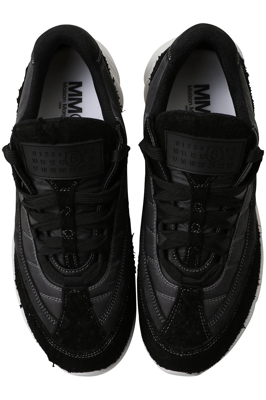 MM6 Maison Margiela ベルベットスニーカー 黒 MM6 Maison Margiela(エムエム6 メゾン マルジェラ)|【MEN
