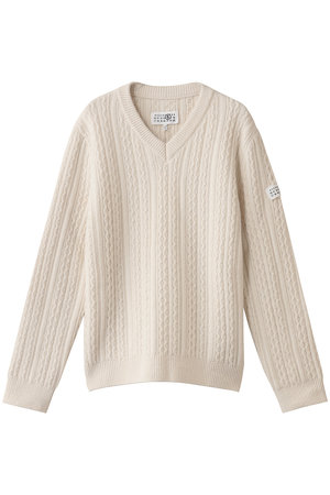 エムエム6 メゾン マルジェラ/MM6 Maison MargielaのVネック ニット トップス(110300/110301)