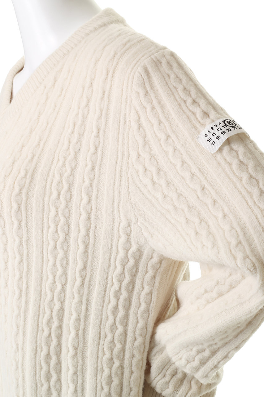 MM6 Maison Margiela(エムエム6 メゾン マルジェラ)｜Vネック ニット