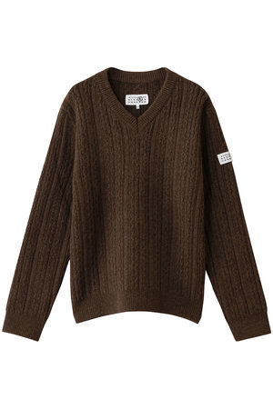 エムエム6 メゾン マルジェラ/MM6 Maison MargielaのVネック ニット トップス(110300/110301)