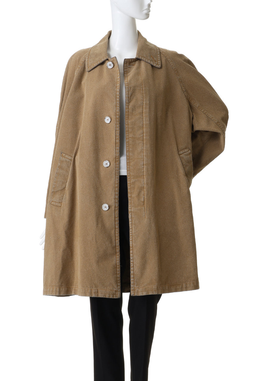 MM6 Maison Margiela ステンカラーコート シャツジャケット MM6 Maison Margiela/エムエムシックス メゾンマルジェラ】より後染め