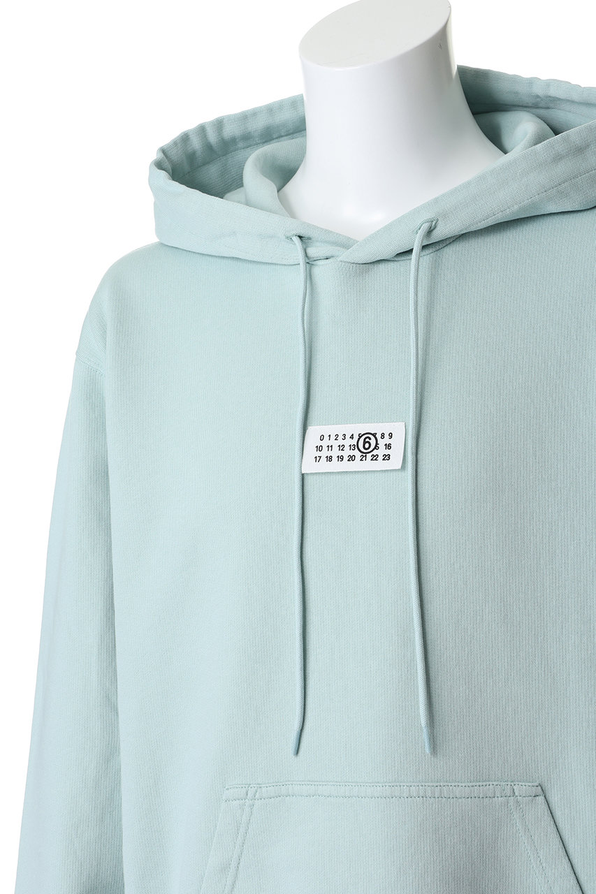 MM6 スリーブニット レイヤード スウェット フーディー スプライスド MM6 Maison Margiela(エムエム6 メゾン マルジェラ)｜【MEN】ロゴ