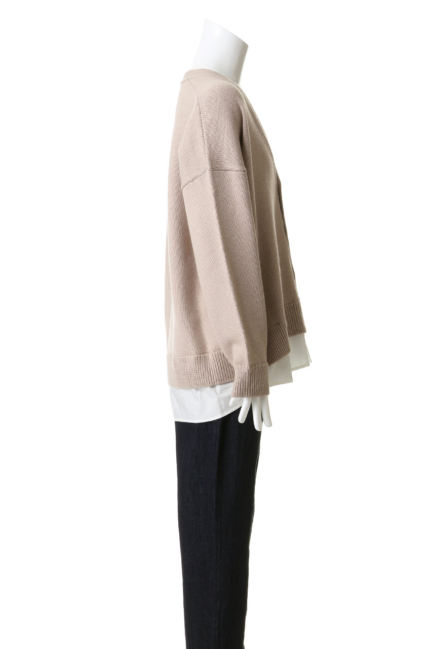 MM6 Maison Margiela カーディガン S グレー/ホワイト MM6 Maison Margiela(エムエムシックス) カーディガン(レディース