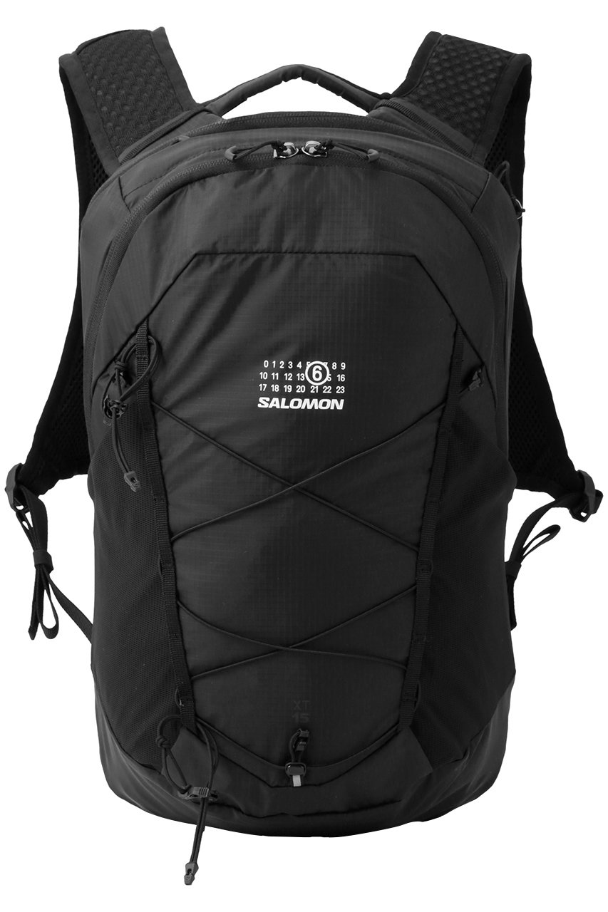 エムエム6 メゾン マルジェラ/MM6 Maison Margielaの【UNISEX】【SALOMON × MM6 Maison Margiela】XT-15 MM6＋RAIN COVER バックパック(ブラック/ホワイト/SB5WA0013P5782)