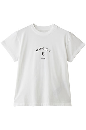エムエム6 メゾン マルジェラ/MM6 Maison MargielaのロゴプリントTシャツ
