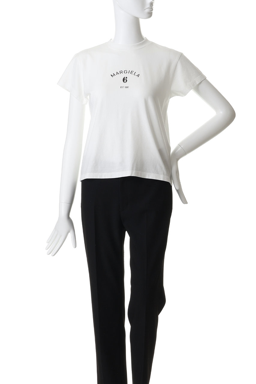 MM6 ロゴプリントTシャツ MM6 Maison Margiela (エムエムシックス メゾン マルジェラ) コットン