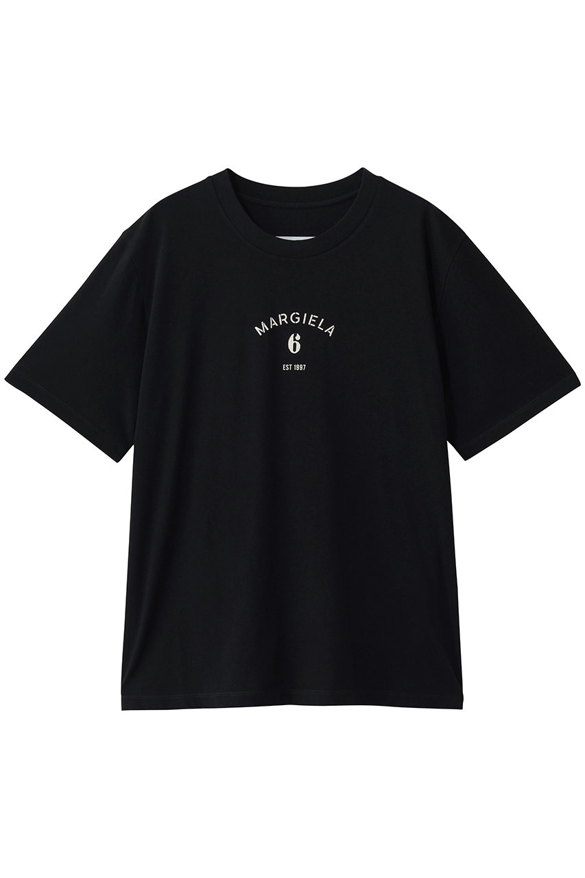 エムエム6 メゾン マルジェラ/MM6 Maison Margielaの【MEN】ロゴプリントTシャツ(ブラック/SH2GC0038M20048)