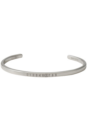 エムエム6 メゾン マルジェラ/MM6 Maison MargielaのMinimal ロゴ バングル(3mm)(150300/150301)
