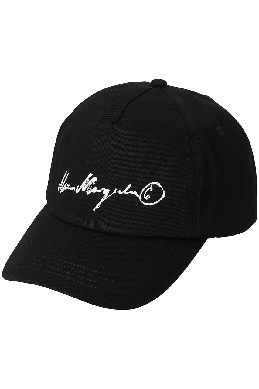 エムエム6 メゾン マルジェラ/MM6 Maison Margielaの【UNISEX】ロゴキャップ(ブラック/S52TC0068M13320)