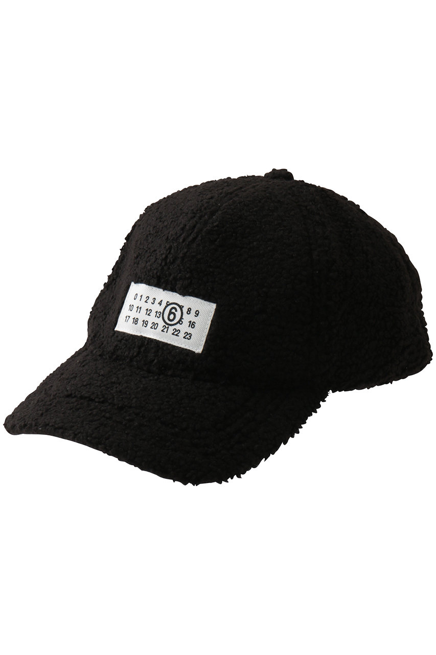 エムエム6 メゾン マルジェラ/MM6 Maison Margielaの【UNISEX】ニューメリック ロゴキャップ(ブラック/S52TC0072M13319)