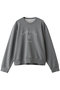 ロゴ スウェットシャツ エムエム6 メゾン マルジェラ/MM6 Maison Margiela グレーメランジ