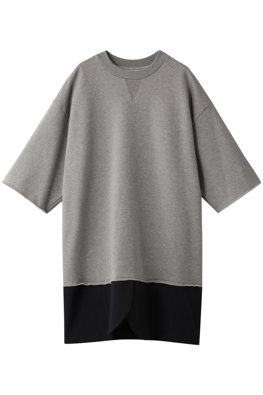 SALE 【40%OFF】 MM6 Maison Margiela エムエム6 メゾン マルジェラ バイカラーワンピース グレーメランジ