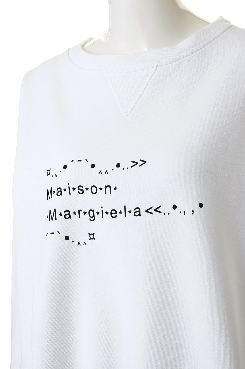 Maison Margiela(メゾン マルジェラ)｜スウェットシャツ/ホワイト の通販｜ELLESHOP・(エル・ショップ)