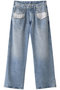 【MEN】ストレートジーンズ コントラストポケット付き メゾン マルジェラ/Maison Margiela ブルー
