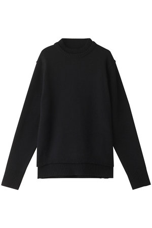 メゾン マルジェラ/Maison Margielaの【MEN】ハーフ　ハイネック ウールリネン ニットプルオーバー