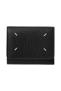 Maison Margiela 二つ折りカードホルダー　ブラック Maison Margiela(メゾン マルジェラ)｜【UNISEX】4ステッチ二つ折り