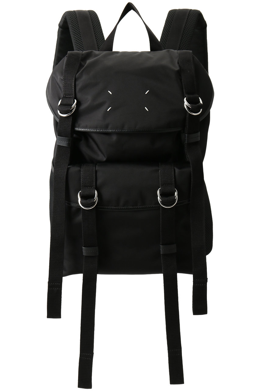 Maison Margiela 【UNISEX】HIGH TECH ミディアム バックパック (ブラック, UNI) メゾン マルジェラ ELLE SHOP Maison Margiela 【UNISEX】HIGH TECH ミディアム バックパック (ブラック, UNI) メゾン マルジェラ ELLE SHOP