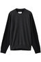 【MEN】バイカラー クルーネック ニットトップス メゾン マルジェラ/Maison Margiela グレー/ブラック