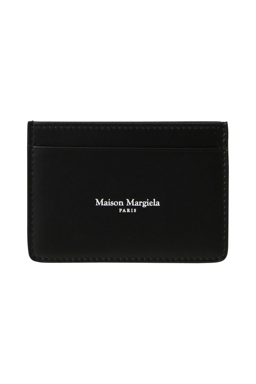 Maison Margiela 【UNISEX】ロゴ入り カードケース (ブラック/シルバー, UNI) メゾン マルジェラ ELLE SHOP Maison Margiela 【UNISEX】ロゴ入り カードケース (ブラック/シルバー, UNI) メゾン マルジェラ ELLE SHOP