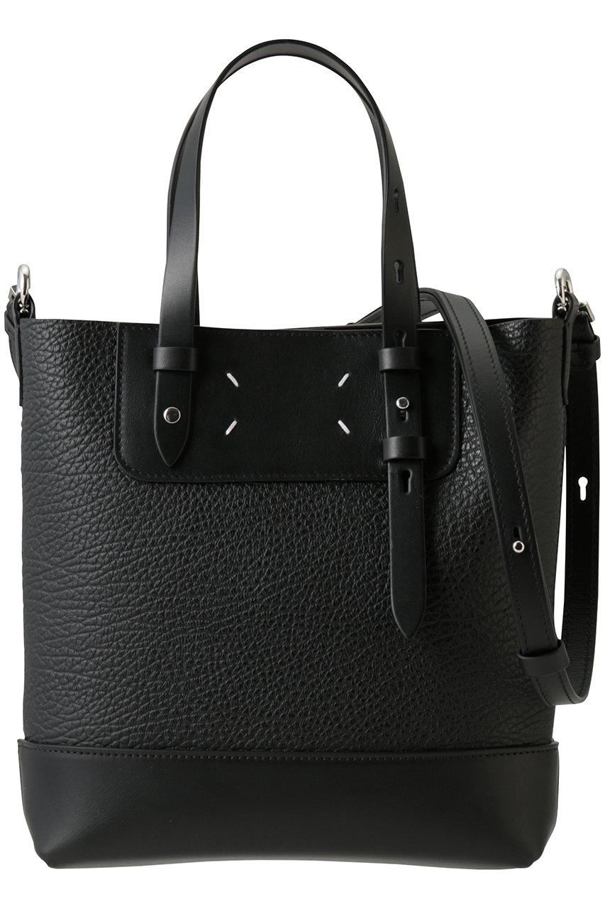 メゾン マルジェラ/Maison Margielaの【UNISEX】SHOPPING バーティカルバッグ ミニ(ブラック/ブラック/SB1WG0081P8611)