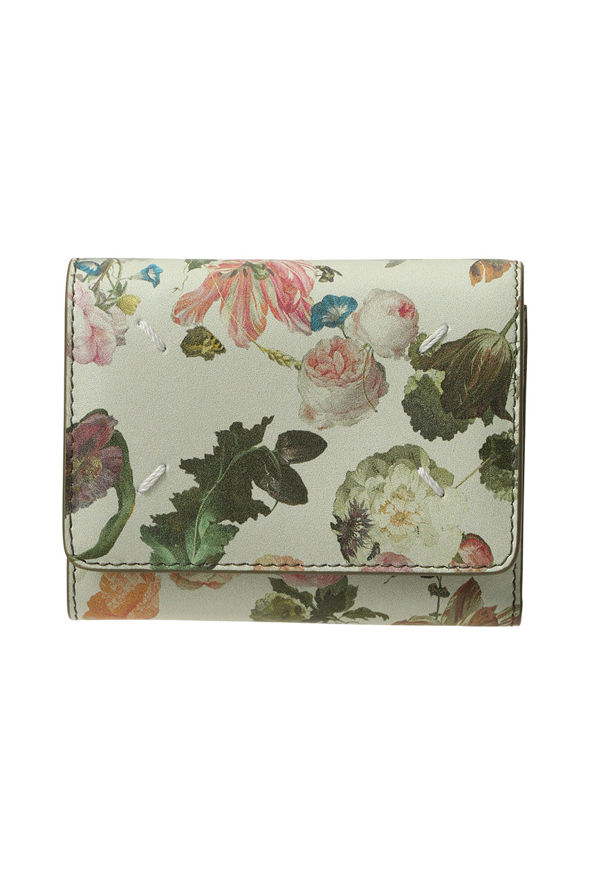メゾン マルジェラ/Maison Margielaの【UNISEX】フラワー 4ステッチ 三つ折り ウォレット(フラワーウォシュトアウトホワイト/SA3UI0017P8979)