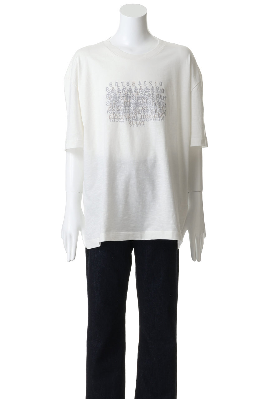 Maison Margiela メゾンマルジェラ ワンピース 白 14 半袖 Tシャツ プリーツ AM3585A27 メゾン マルジェラ MAISON MARGIELA T-Shirt （Ecru） -FASCINATE