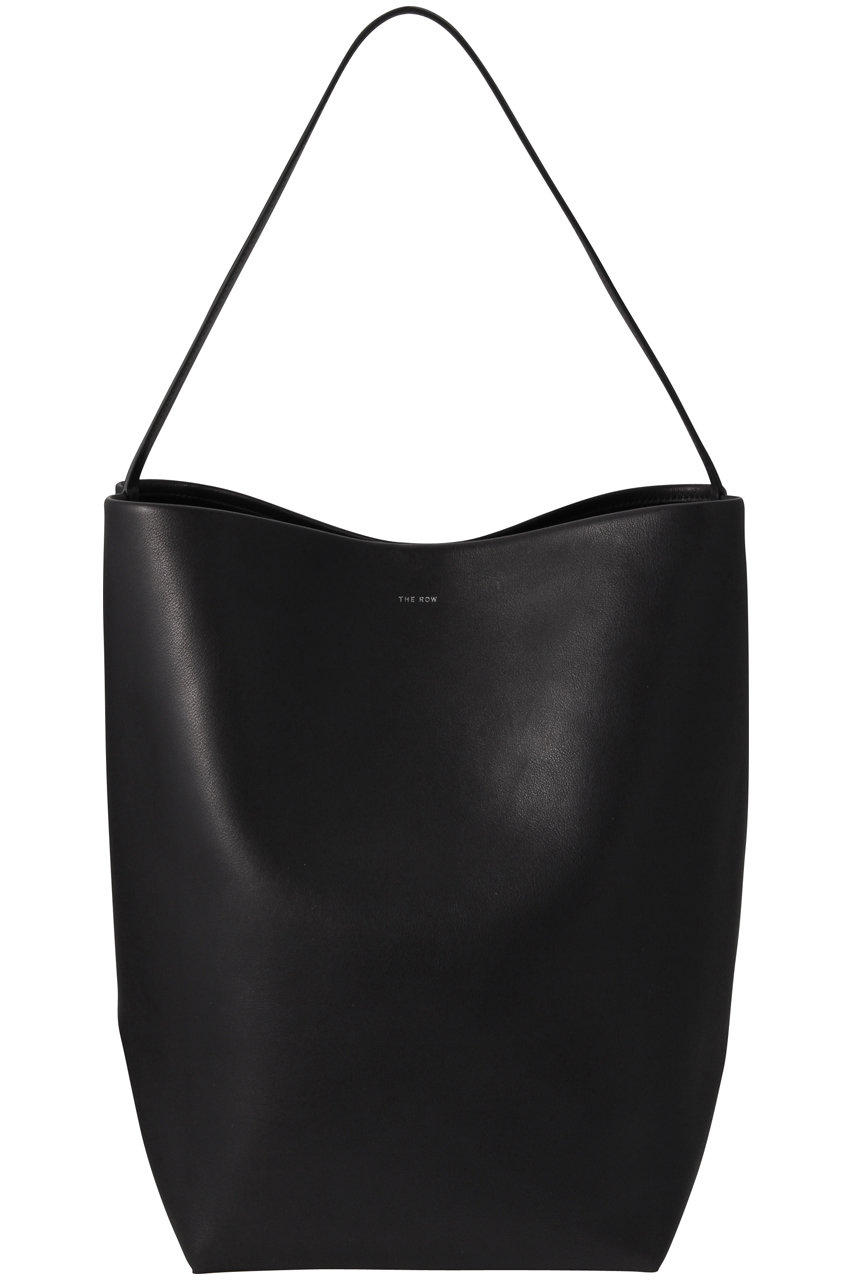 THE ROW LARGE N/S PARK TOTE(SADDLE LEATHER) (ブラック F) ザ・ロウ ELLE SHOP