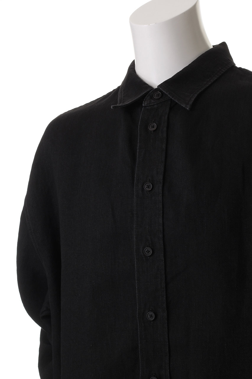 THE ROW | ザ ロウ（ザ ロー)｜CAROLINE SHIRT/ブラック の通販