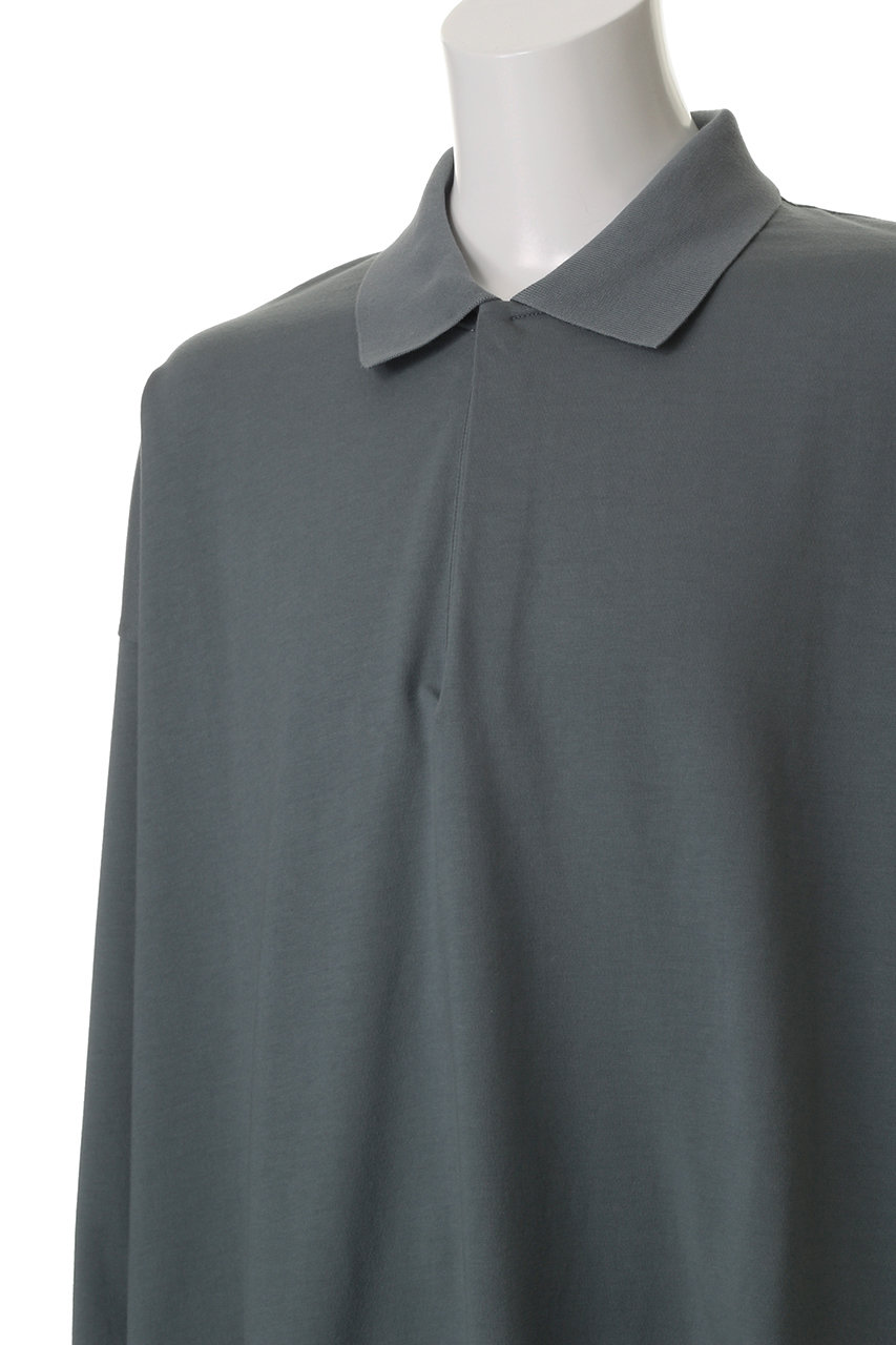 The Row グレー Bryson ポロシャツ THE ROW | ザ ロウ（ザ ロー)｜【MEN】BRYSON TOP/ティマウス