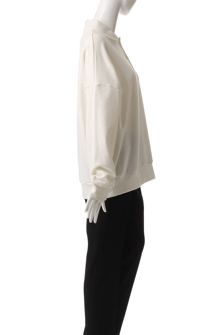 専用。The Row Corzas Top THE ROW ザ ロウ 長袖ポロシャツ/CORZAS TOP カシミアとコットン製