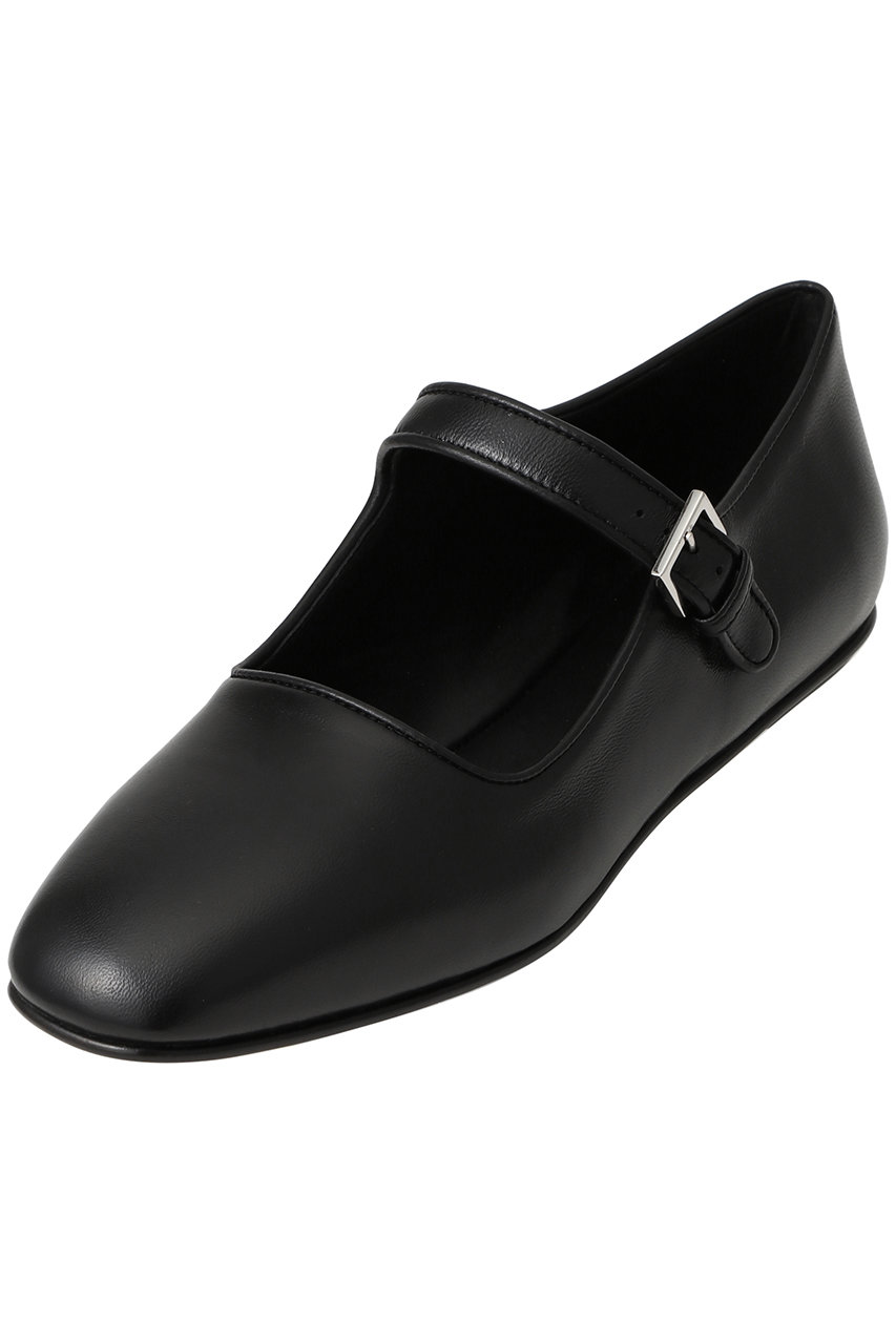 THE ROW (ザ・ロウ) Awar ブラックレザー製 フラットローファー Soft Loafer レザー ブラック – The Row