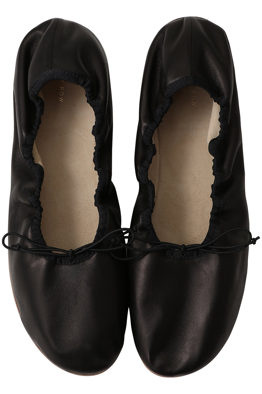 THE ROW ROUND BALLET (ブラック, 38(25)) ザ・ロウ ELLE SHOP THE ROW ROUND BALLET (ブラック, 38(25)) ザ・ロウ ELLE SHOP