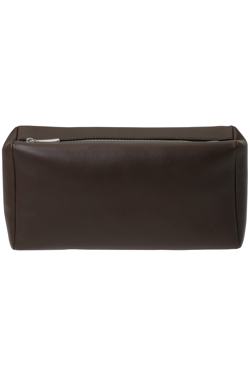ザ・ロウ/THE ROWのSQUARED COMPACT CLUTCH(ダークブラウン/W1867 L614)