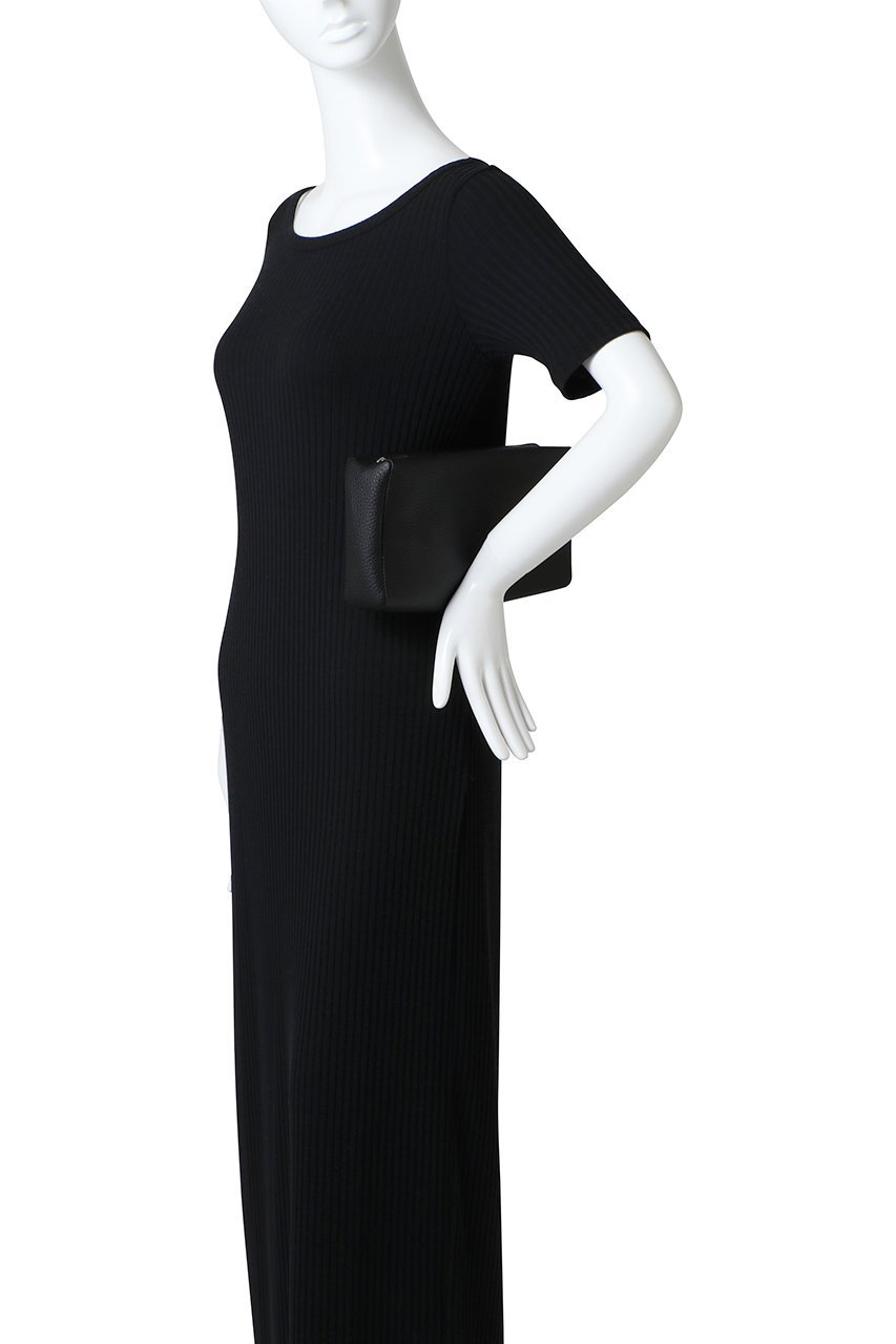 THE ROW | ザ ロウ（ザ ロー)｜SQUARED COMPACT CLUTCH/ブラック の