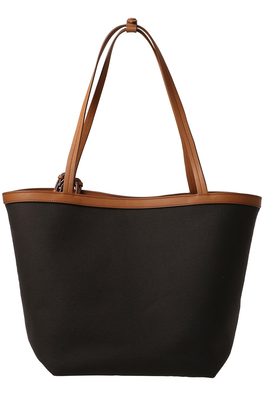 THE ROW PARK TOTE THREE CANVAS (ブラウン×ベージュ×キュイール, F) ザ・ロウ ELLE SHOP THE ROW PARK TOTE THREE CANVAS (ブラウン×ベージュ×キュイール, F) ザ・ロウ ELLE SHOP