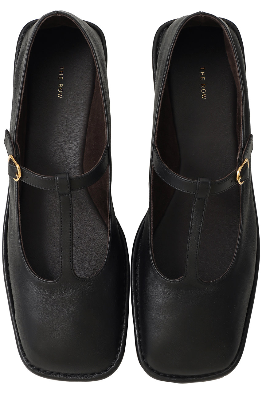 ザ・ロウ/THE ROWのSQUARE T-STRAP(ブラック/F1599 SL3)