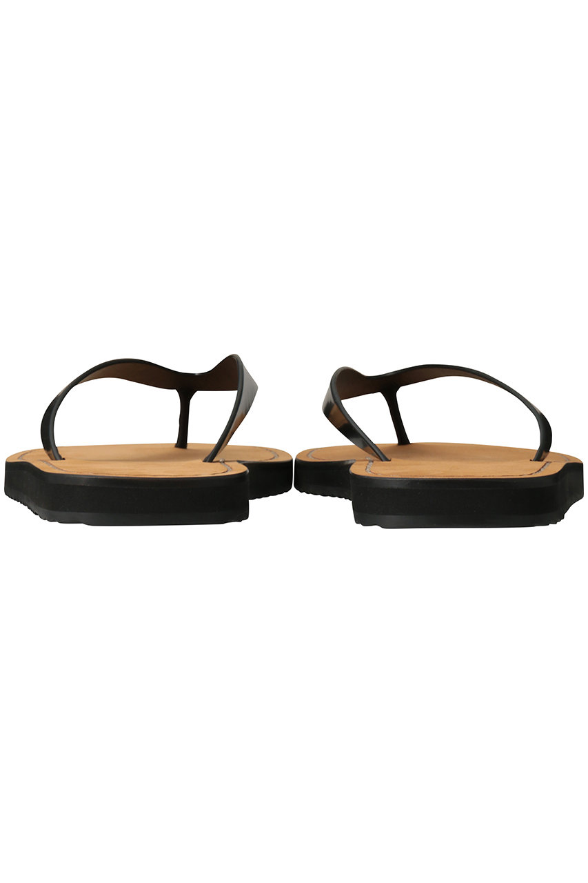 THE ROW | ザ ロウ（ザ ロー)｜CITY FLIP FLOP/ブラック×ナチュラル の